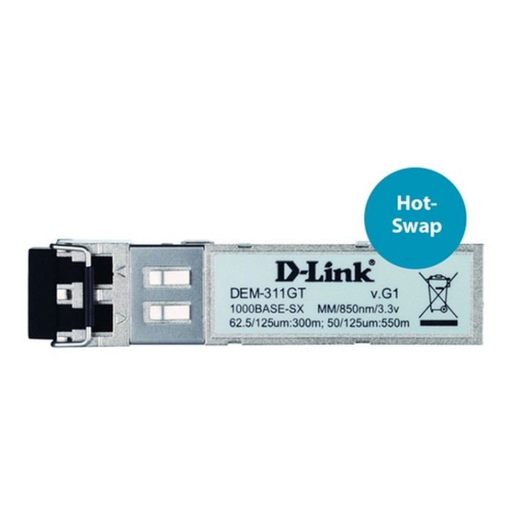 D-Link DEM 311GT - Modulo transceiver SFP (mini-GBIC) - 1GbE - 1000Base-SX - LC (DEM-311GT)