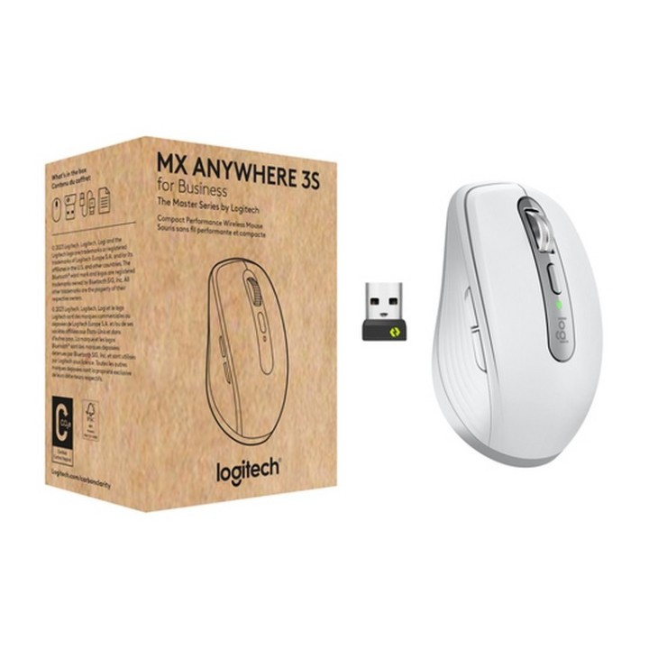 Logitech MX Anywhere 3S for Business - Mouse - per destrorsi - ottica - 6 pulsan