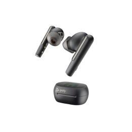 Poly Voyager Free 60+ UC Carbon Black Earbuds +BT700 USB-C Adapter +Touchscreen