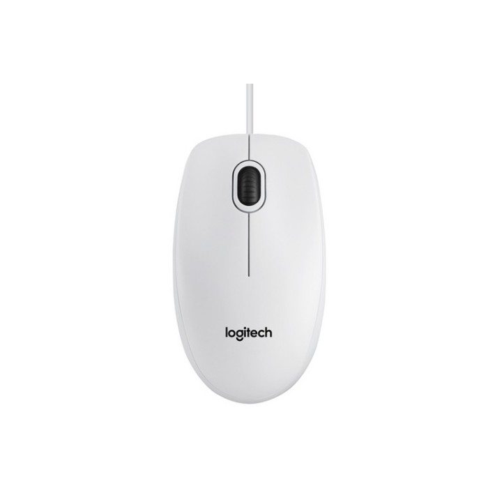 Logitech B100 - Mouse - per destrorsi e per sinistrorsi - ottica - 3 pulsanti -