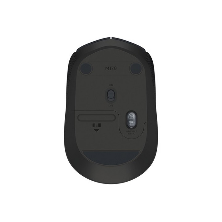 Logitech M170 - Mouse - senza fili - 2.4 GHz - ricevitore wireless USB (910-004642)